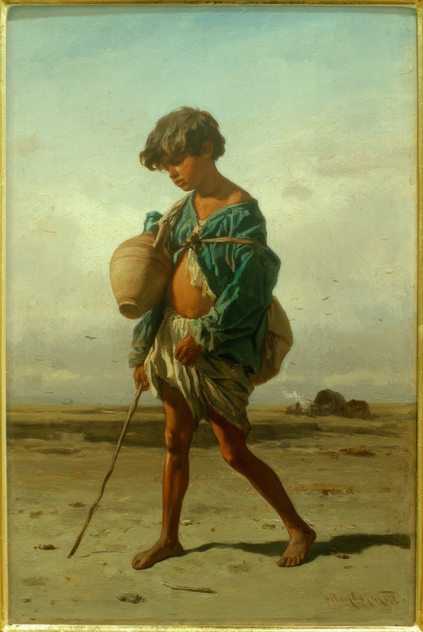 Ragazzo zingaro da August von Pettenkofen