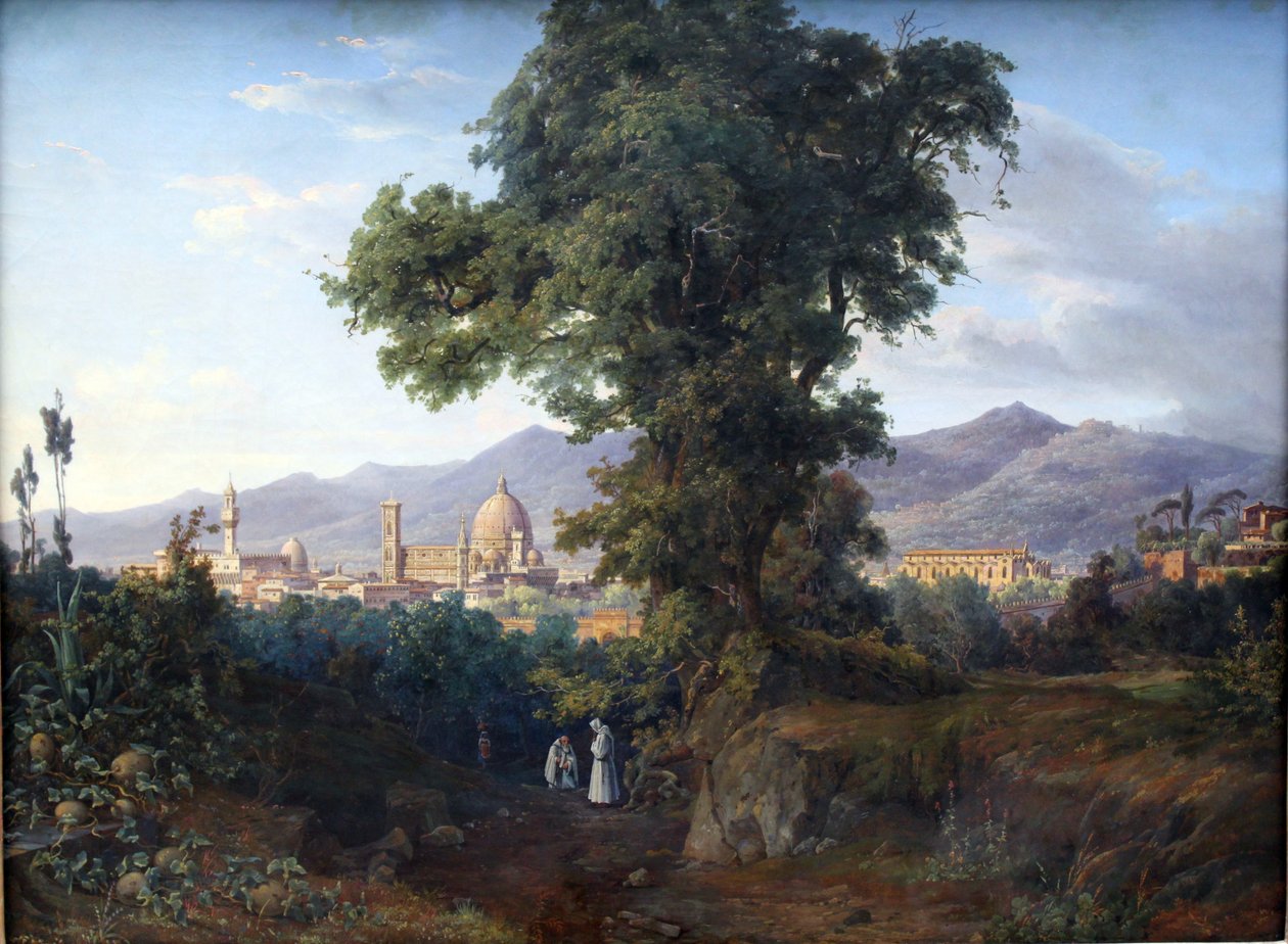 Tedesco: Vista su Firenze Vista su Firenze da August Ahlborn