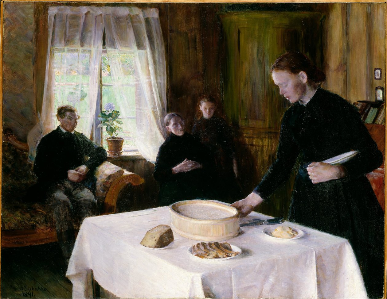 Apparecchiare la tavola da August Eiebakke