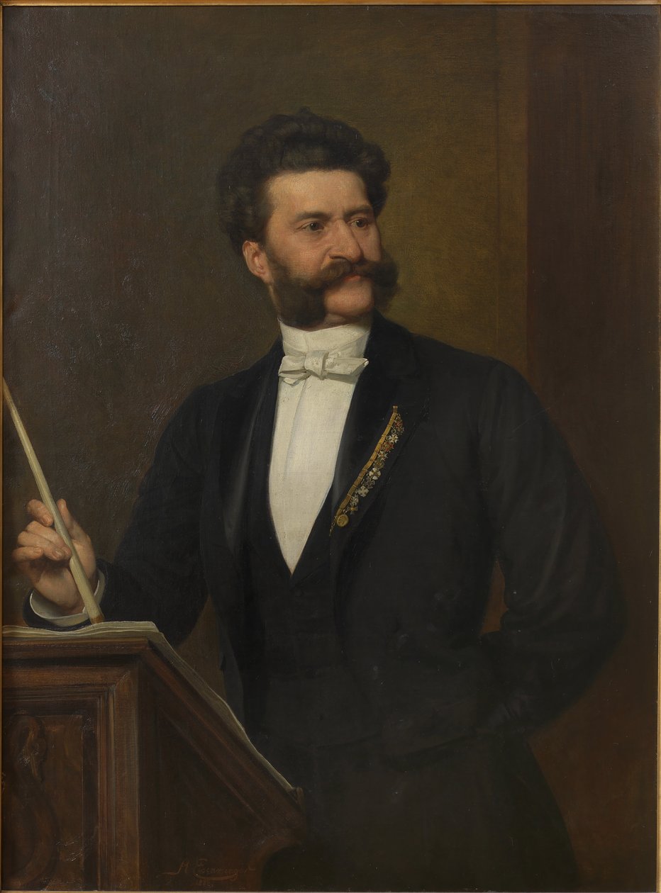 Ritratto di Johann Strauss da August Eisenmenger