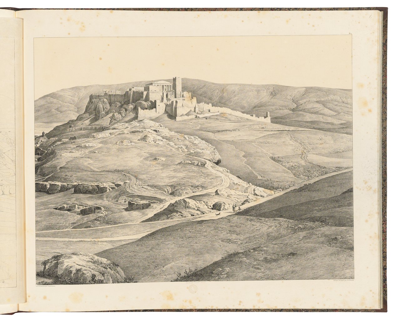 Atene vista dalla Collina delle Ninfe, 1841 da August Ferdinand Stademann