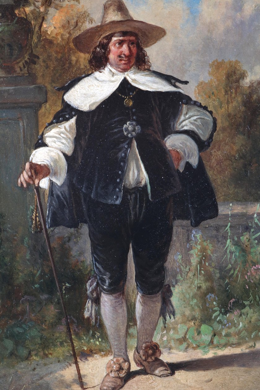Tedesco: Gentiluomo galante con cappello e bastone da August Gerasch