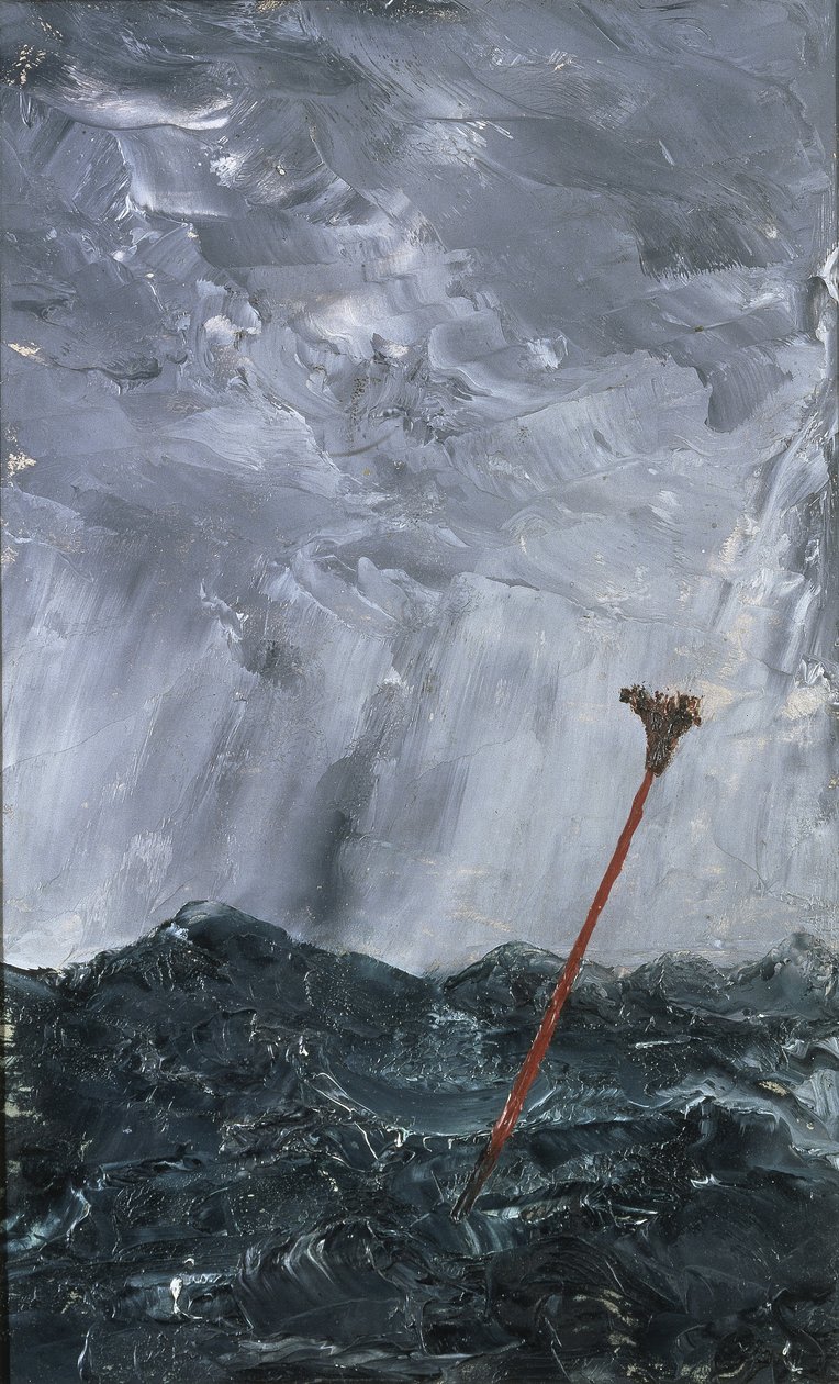 Mare Tempestoso con Boa a Scopa, 1892 da August Johan Strindberg