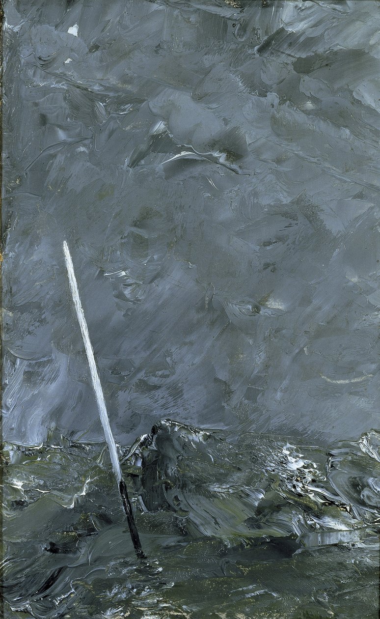 Mare Tempestoso con Boa senza Segnale, 1892 da August Johan Strindberg