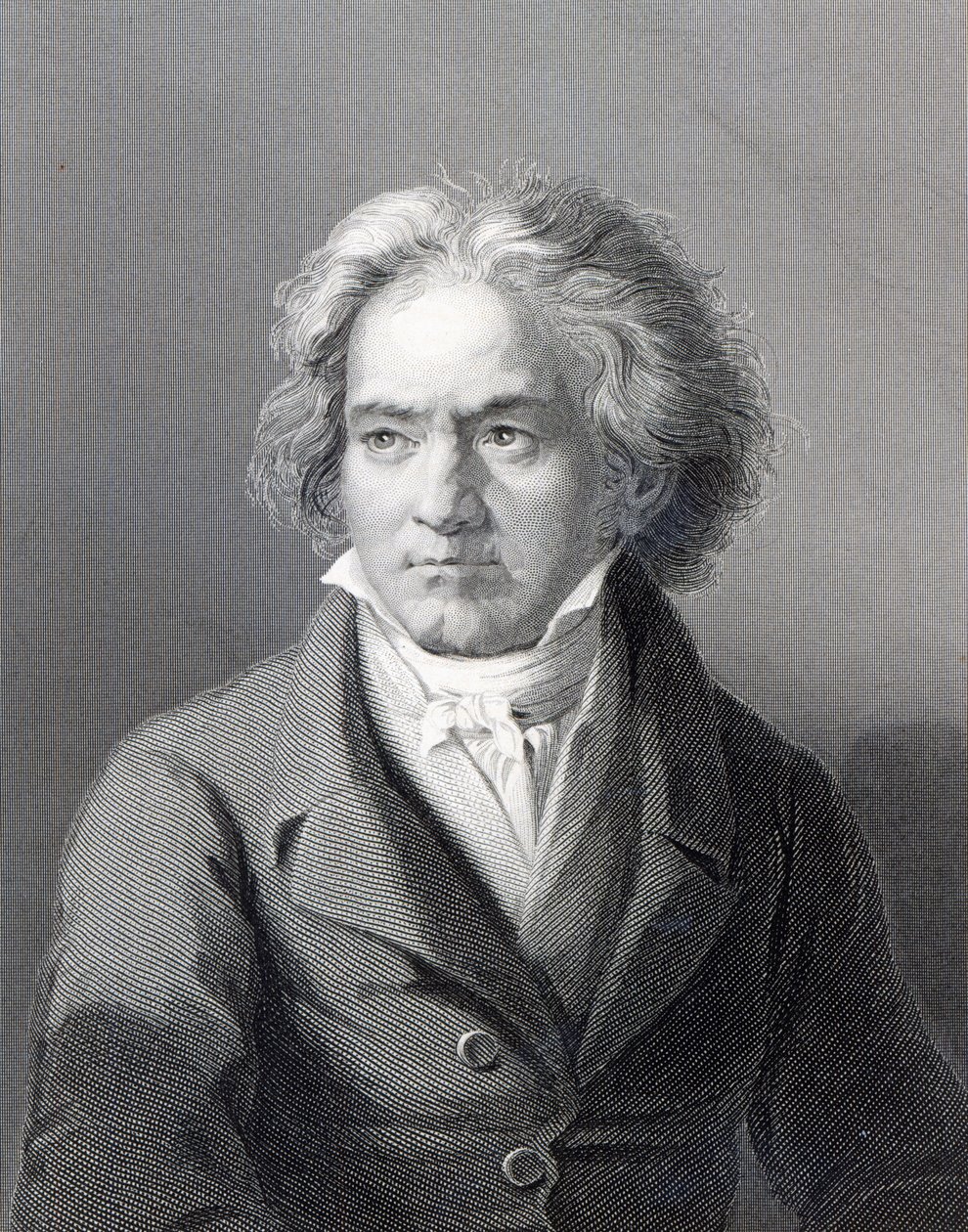 Ludwig van Beethoven, inciso da William Holl il Giovane (incisione) da August Karl Friedrich von Kloeber