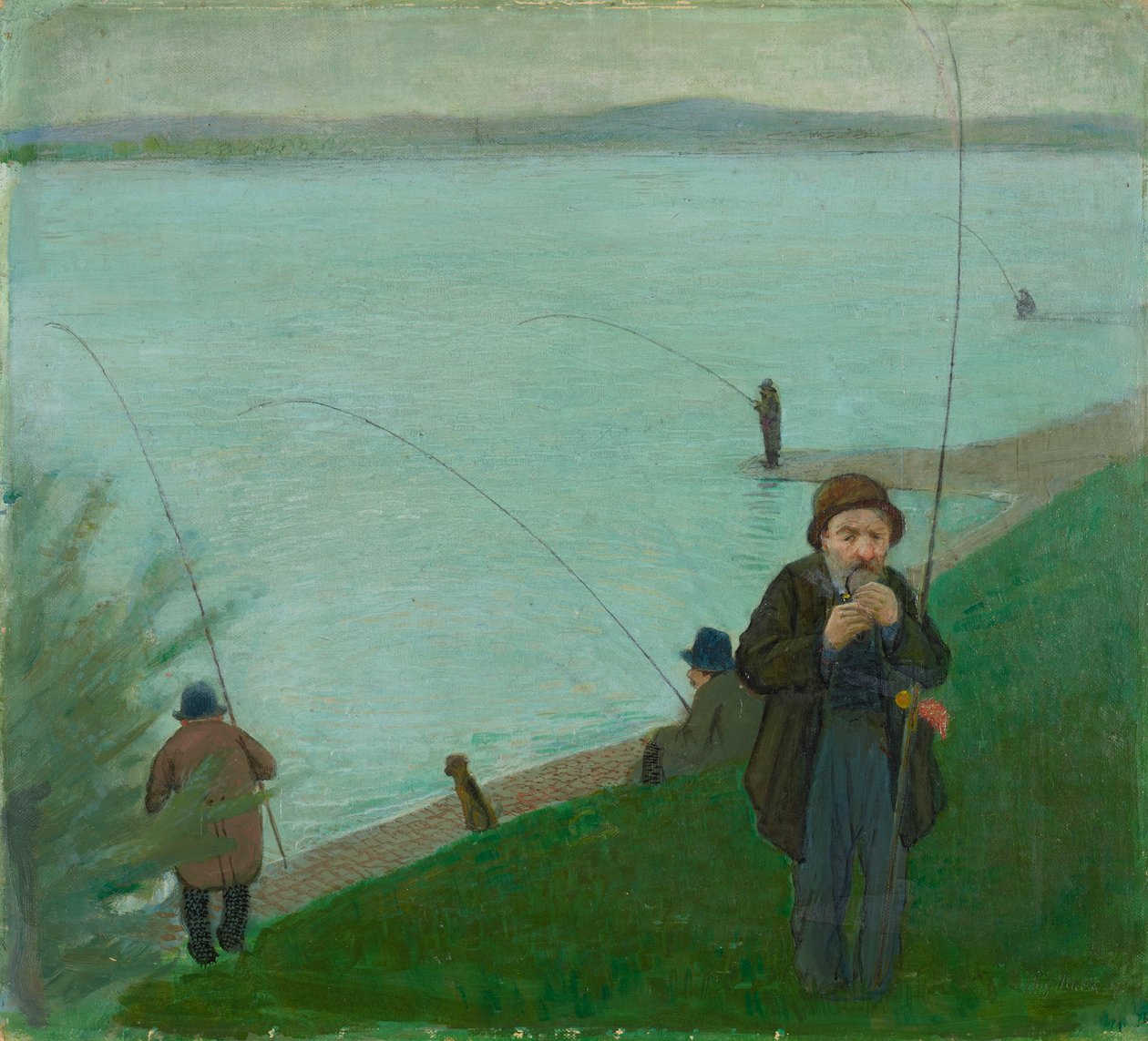 Pescatori sul Reno da August Macke