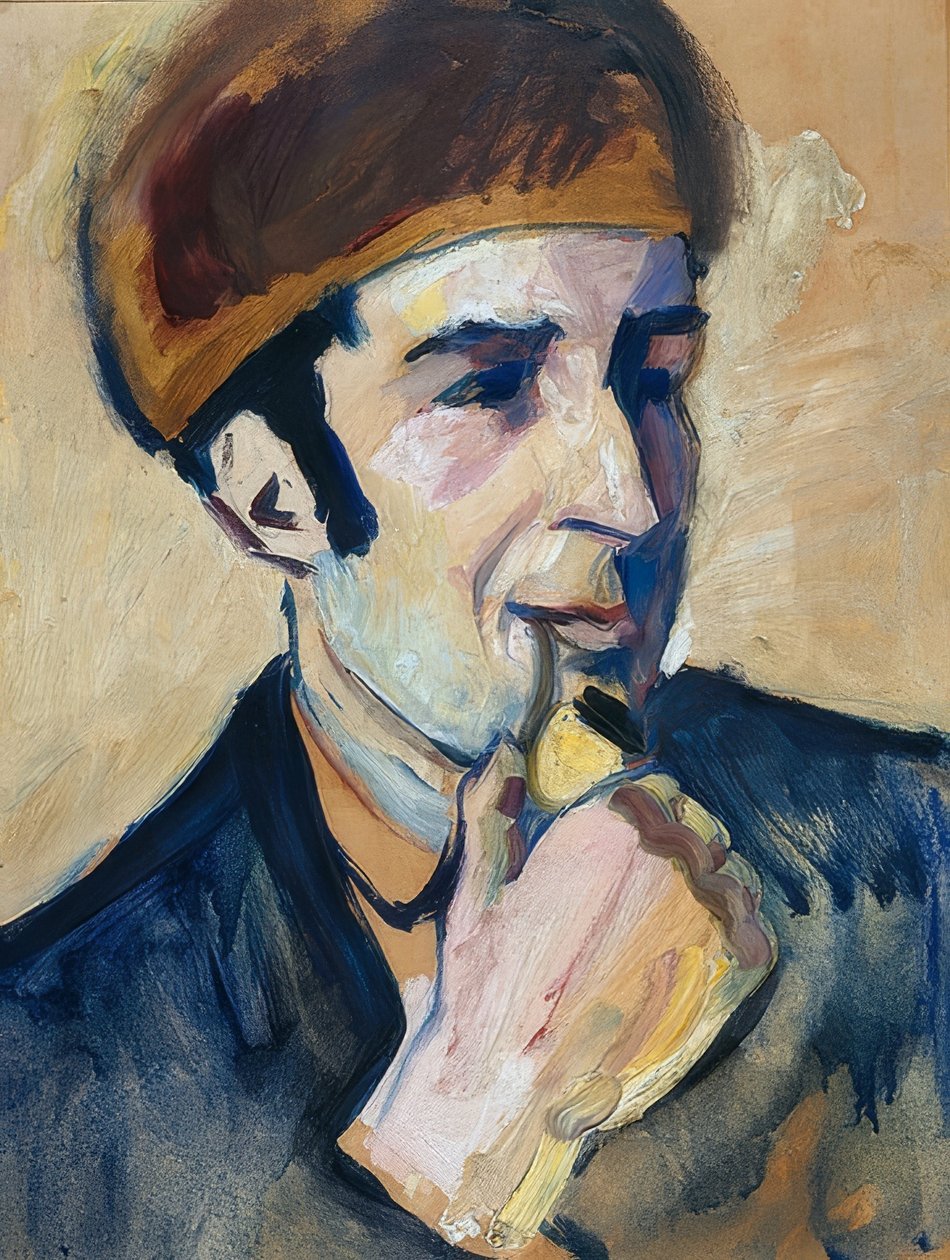 Ritratto di Franz Marc da August Macke