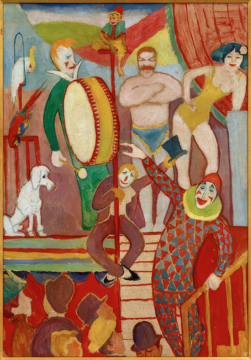 Mondo del circo I da August Macke