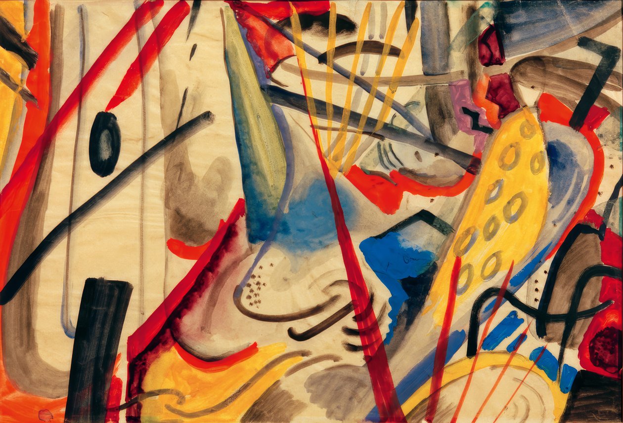Composizione di colori II da August Macke