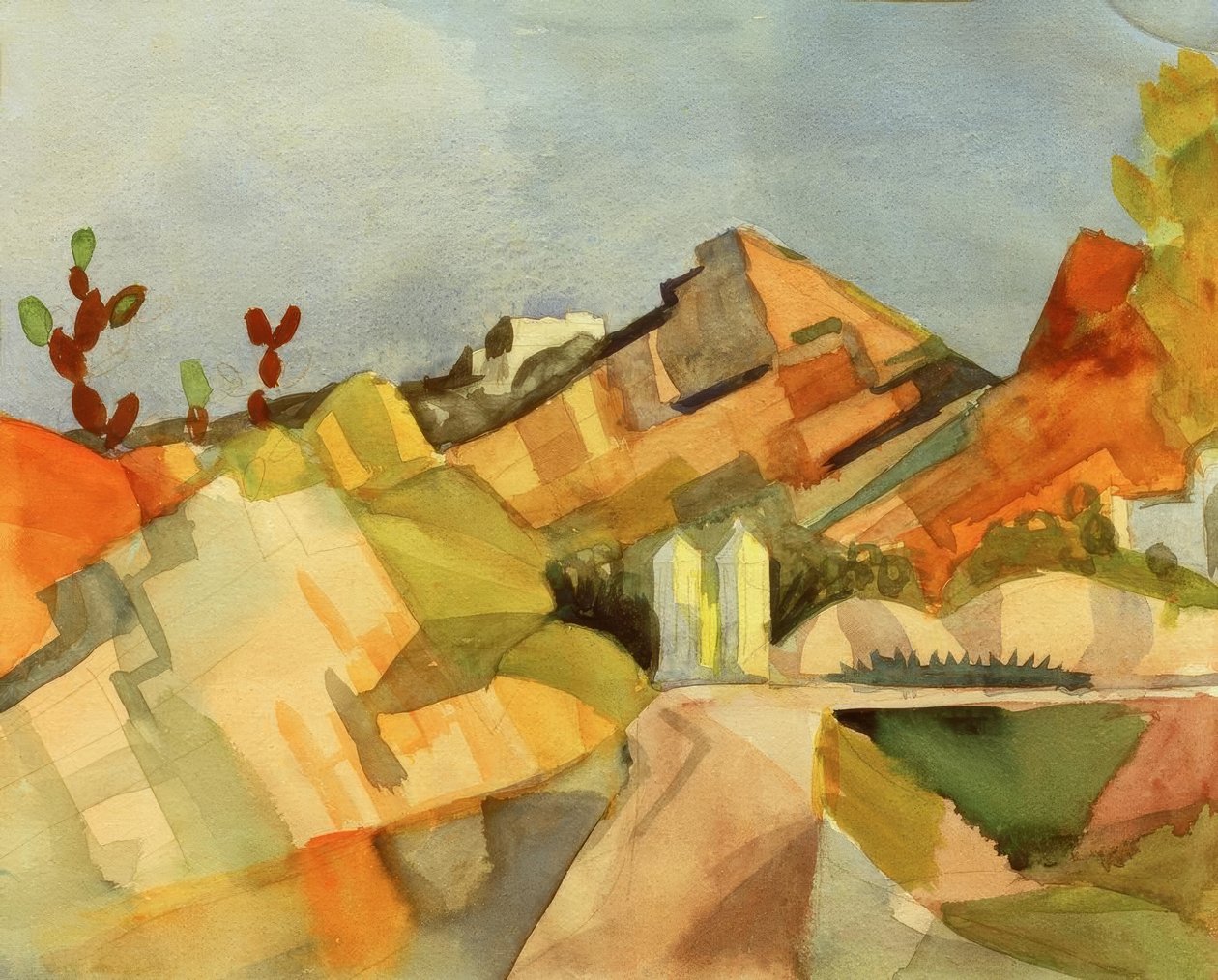 Paesaggio roccioso da August Macke