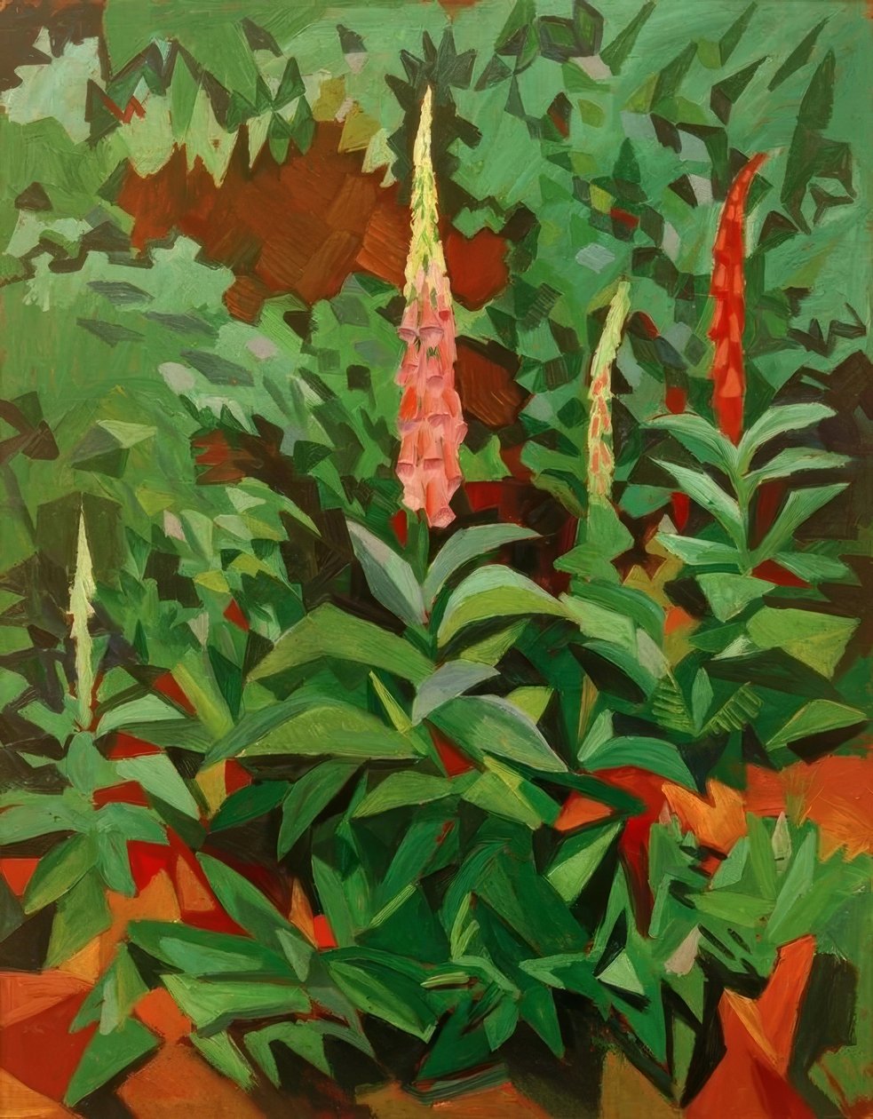 Digitale nel giardino da August Macke