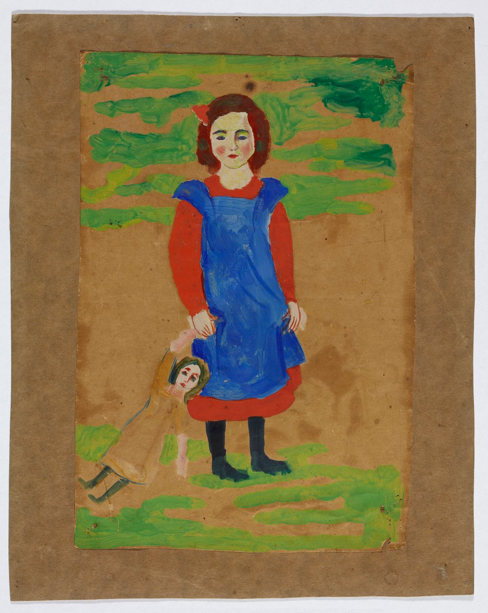 Kind mit Puppe da August Macke