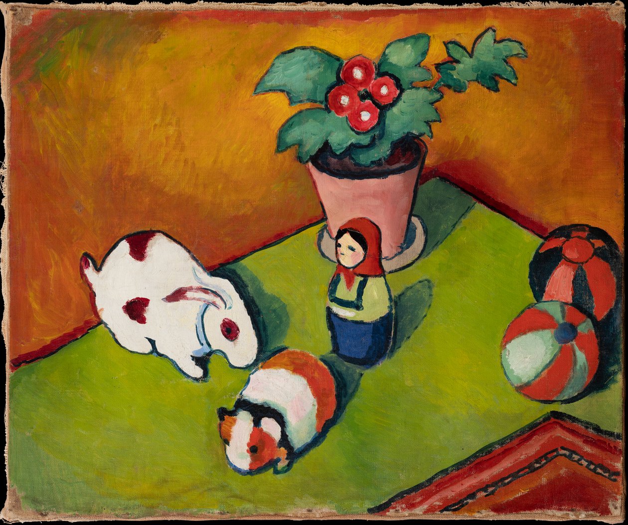I giocattoli di Little Walter da August Macke