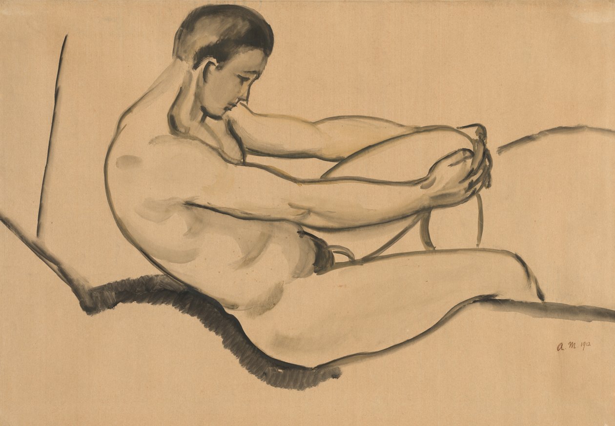Nudo Maschile da August Macke