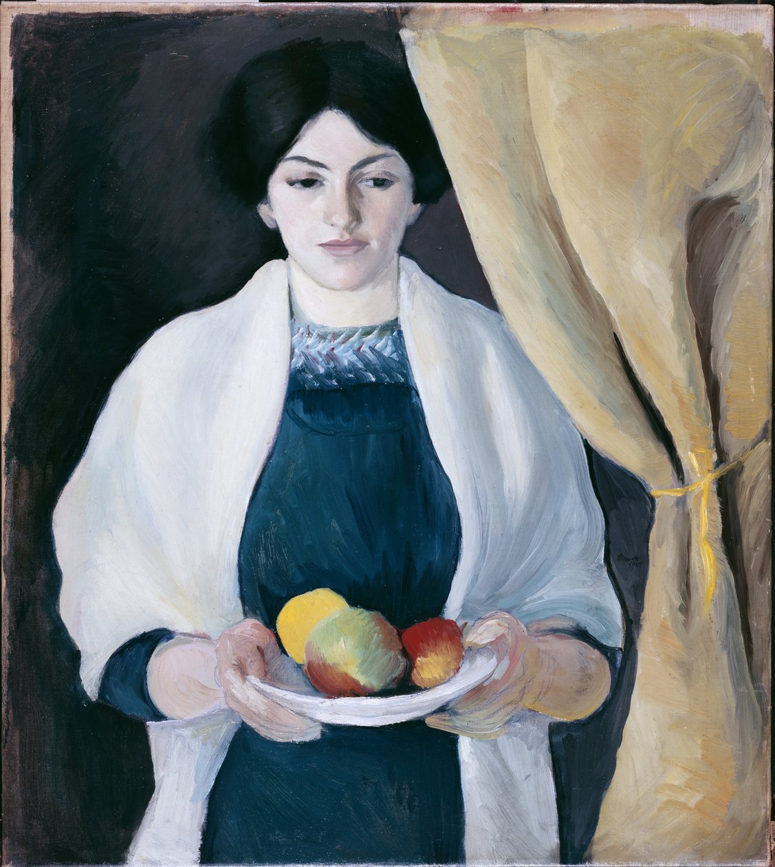 Ritratto con mele (Ritratto della moglie dell