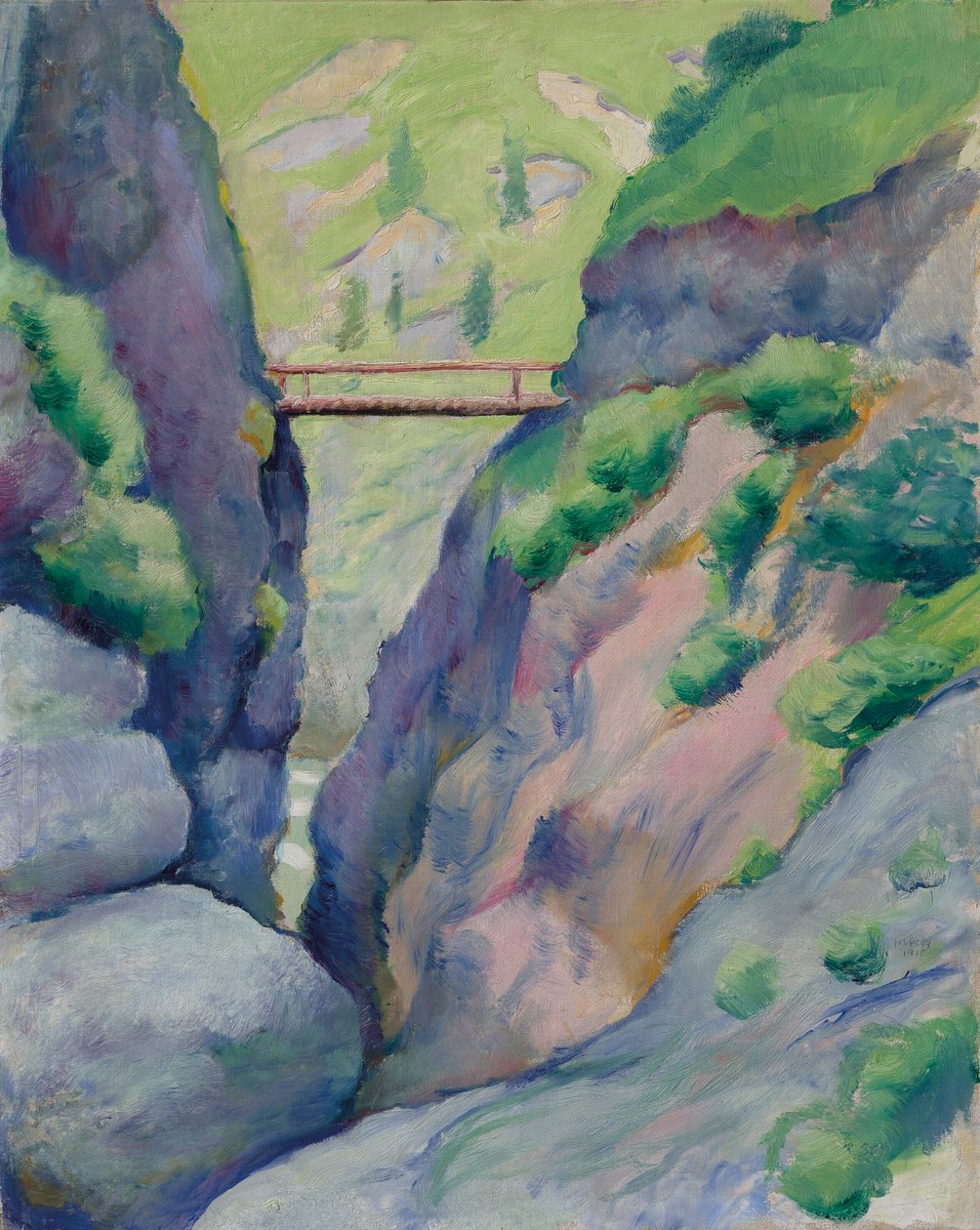Gola nel Tegernsee da August Macke