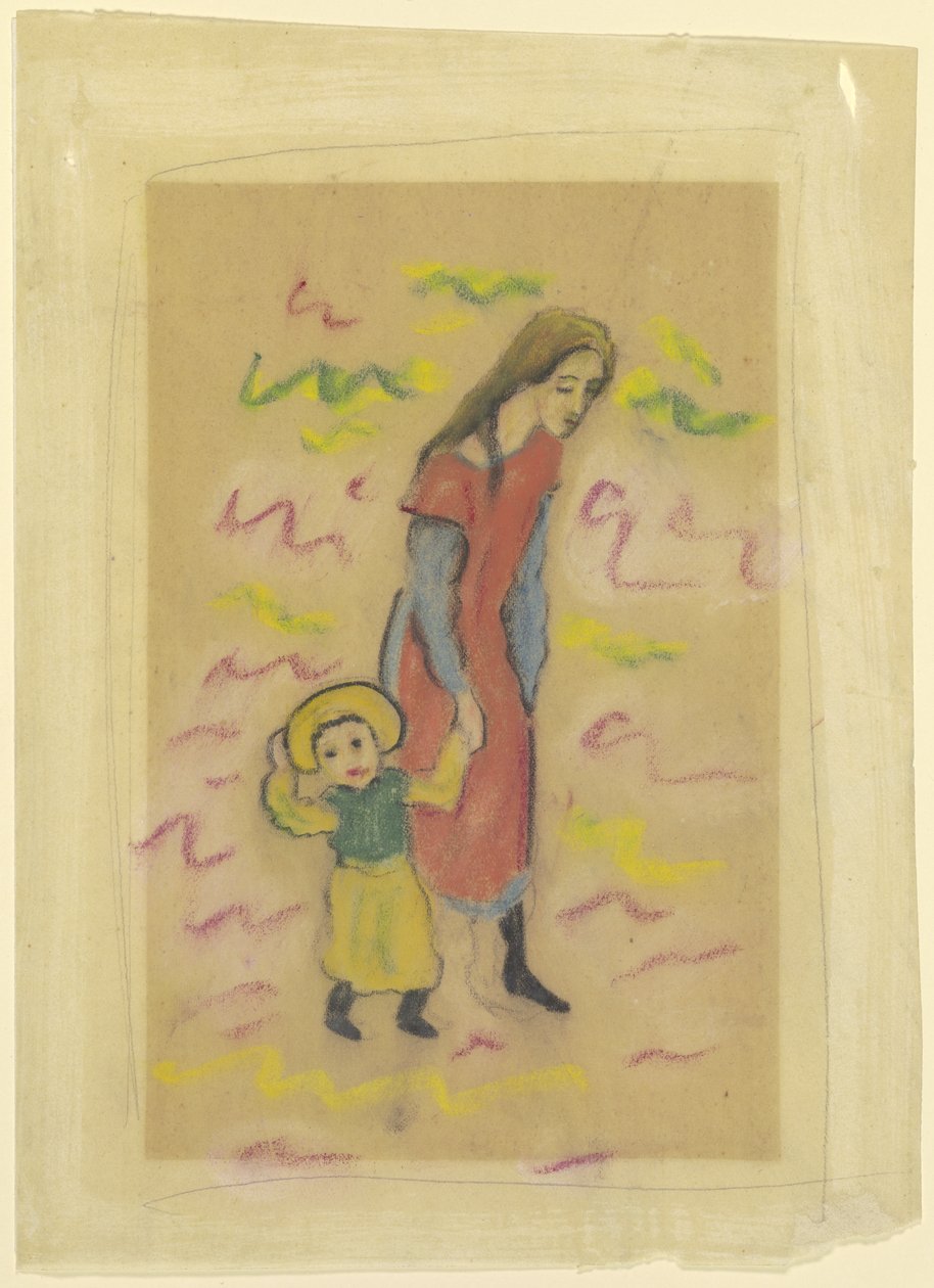 Zwei Kinder da August Macke