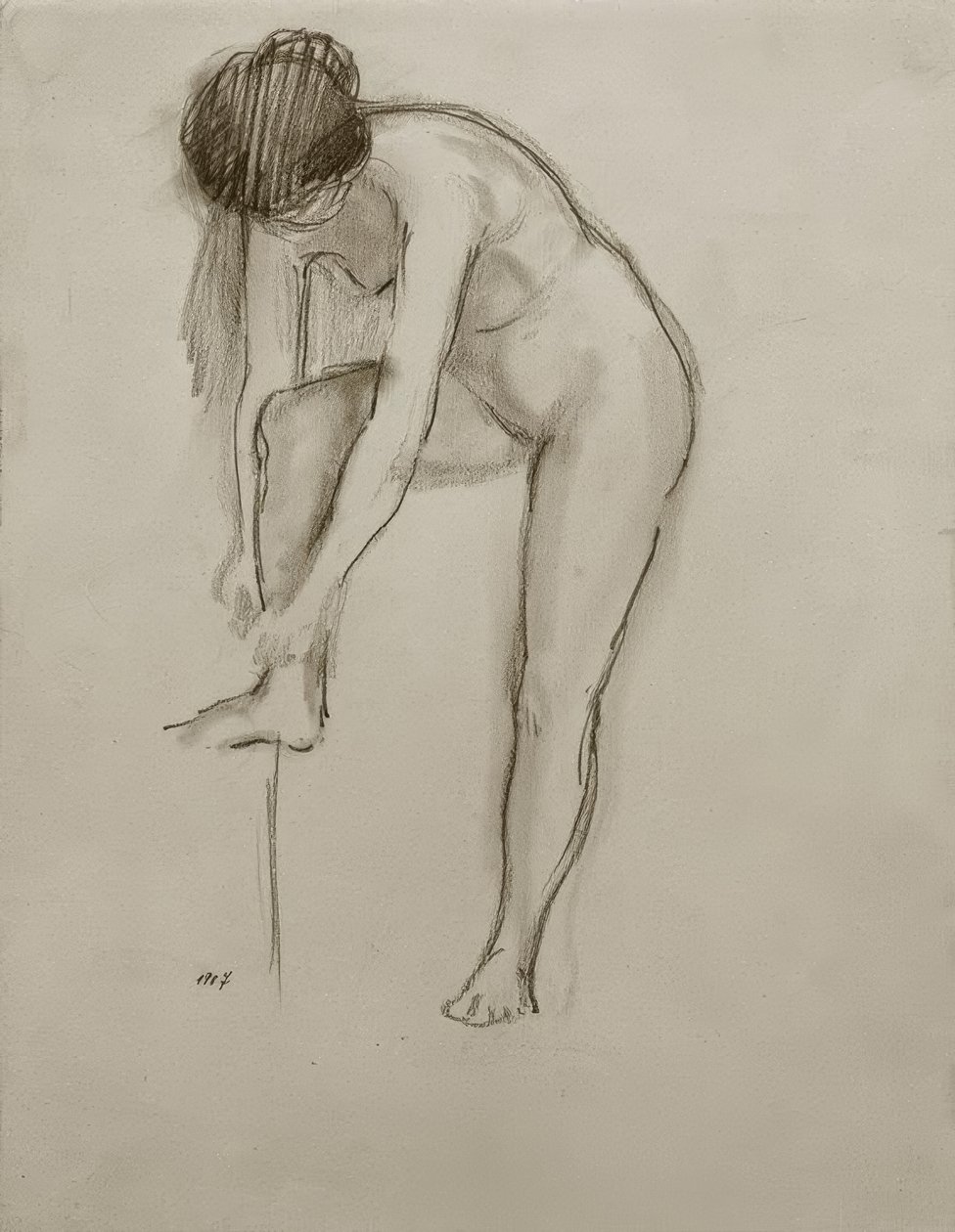 Nudo femminile IV da August Macke