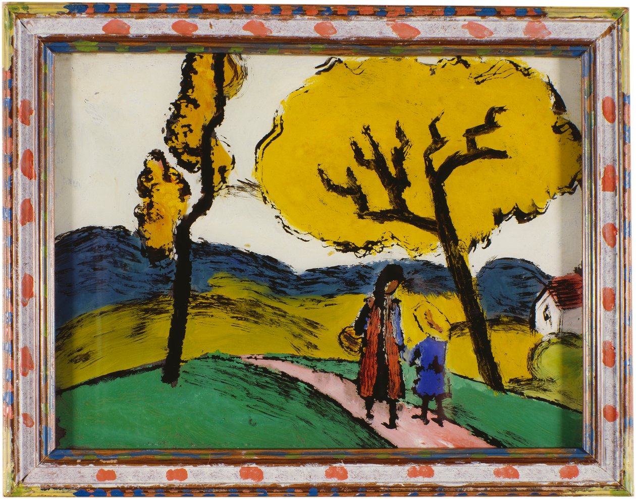 Due ragazze in un paesaggio da August Macke