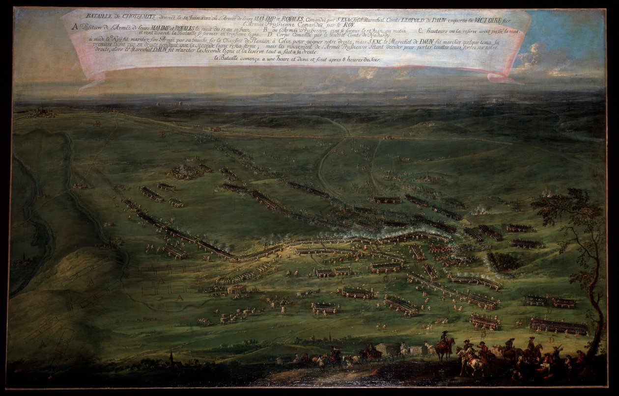 Guerra dei sette anni: Fanteria prussiana alla battaglia di Kolin da August Querfurt