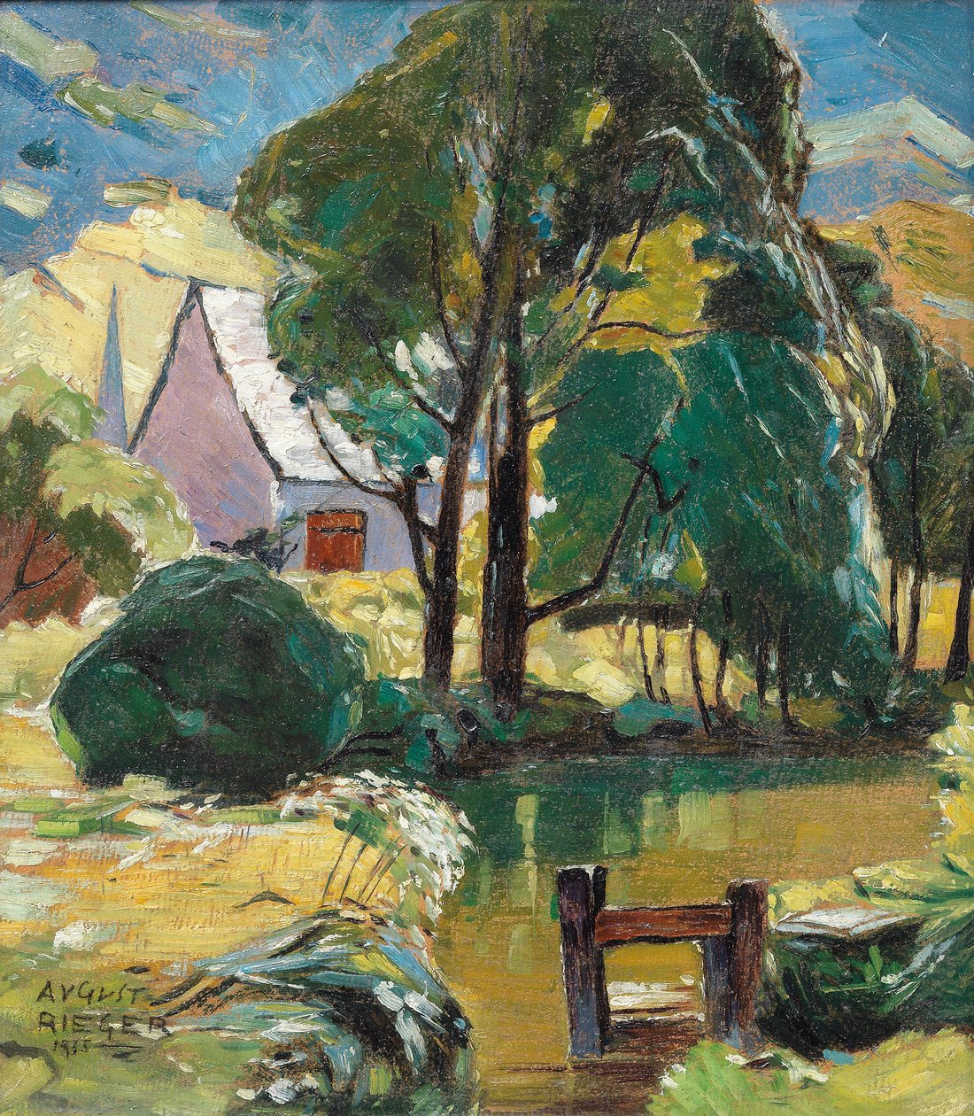 August Rieger Haus am Teich da August Rieger