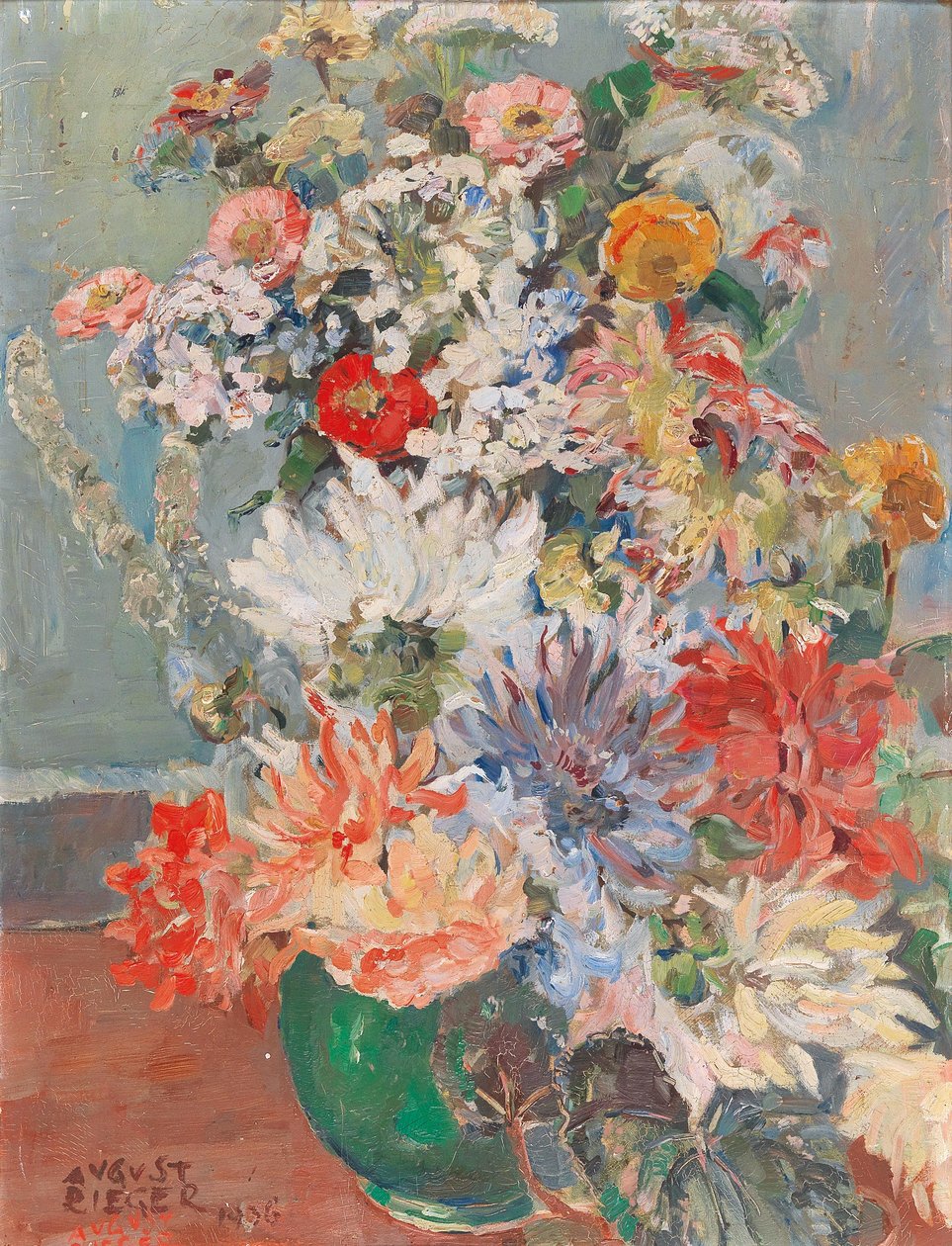 Tedesco: Bouquet di fiori estivi da August Rieger
