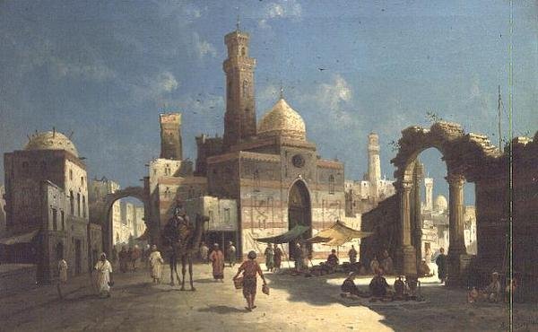 Una Città Araba da August Siegen