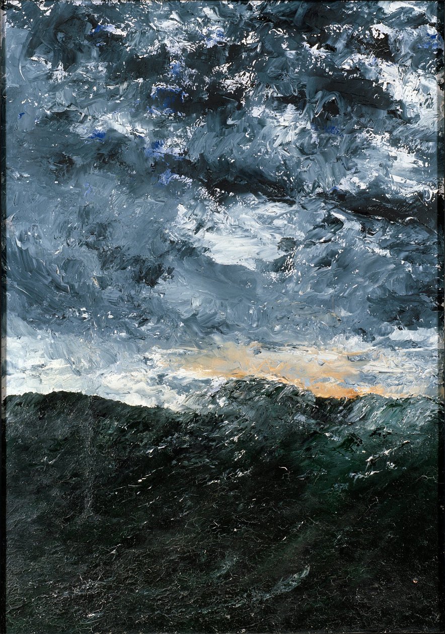 Paesaggio, paesaggio marino: Vågen VIII (Onda VIII) da August Strindberg