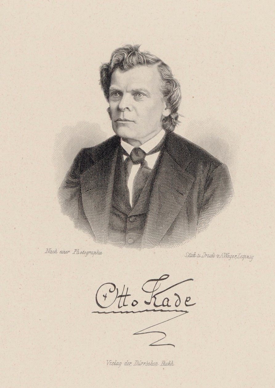 Ritratto del compositore Otto Kade 1819-1900 da August Weger