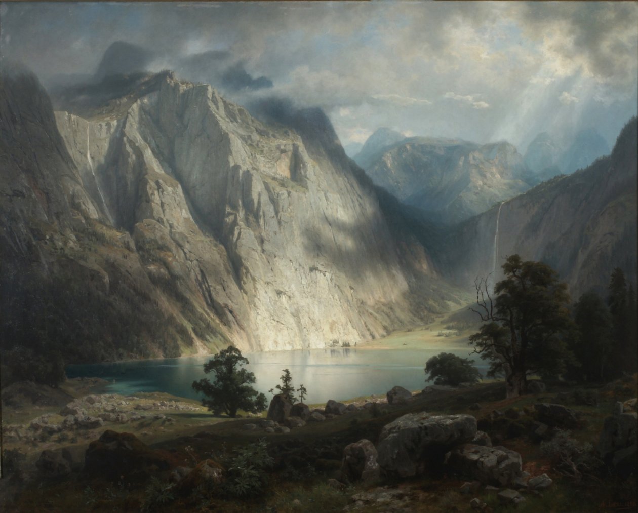Obersee presso Berchtesgaden da August Wilhelm Leu