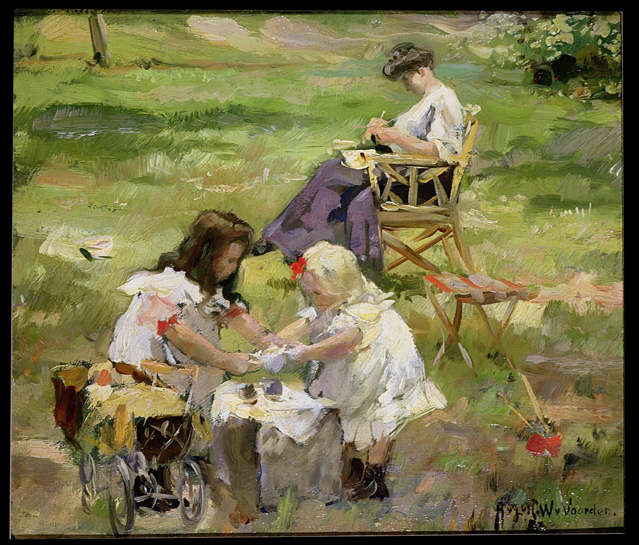 Il Picnic da August Willem van Voorden