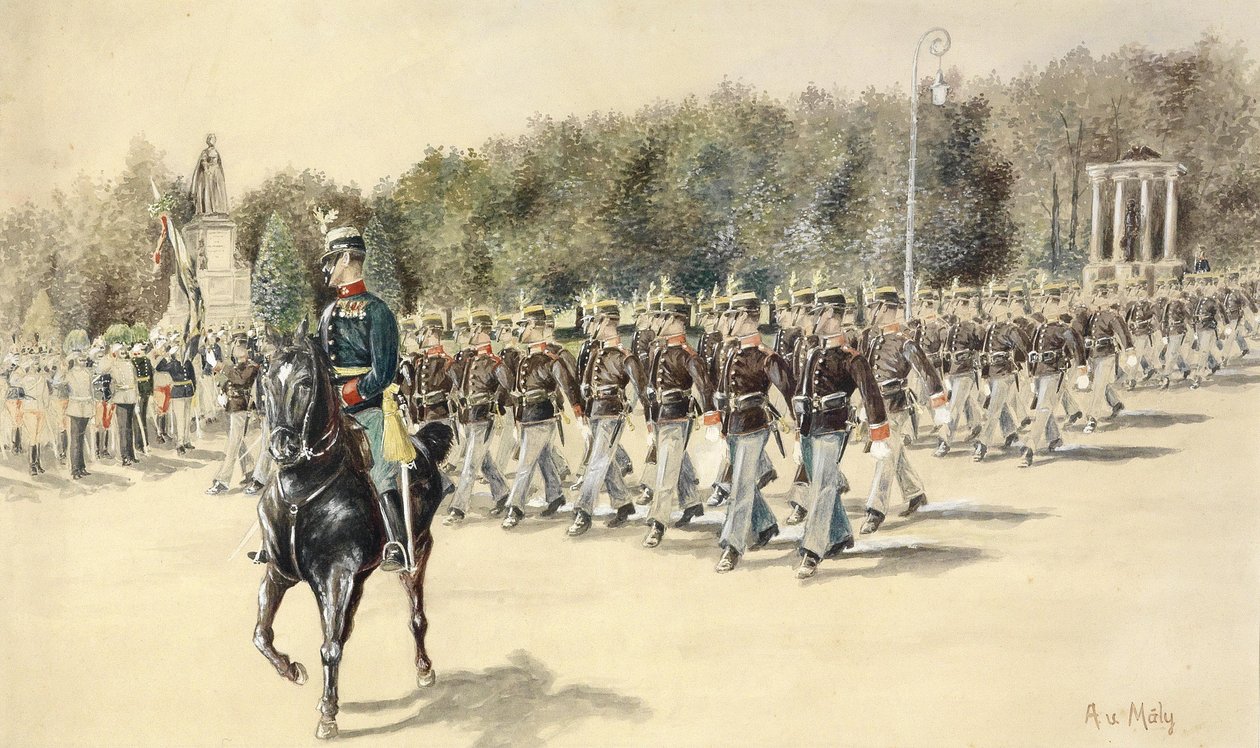 Maly Defilade del Battaglione Accademico da August von Maly