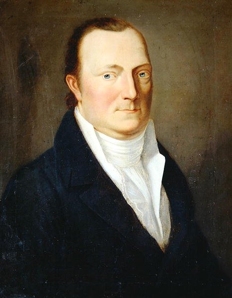 Ritratto del presidente della polizia Ludwig von Manger, c.1825 (olio su tela) da August von der Embde
