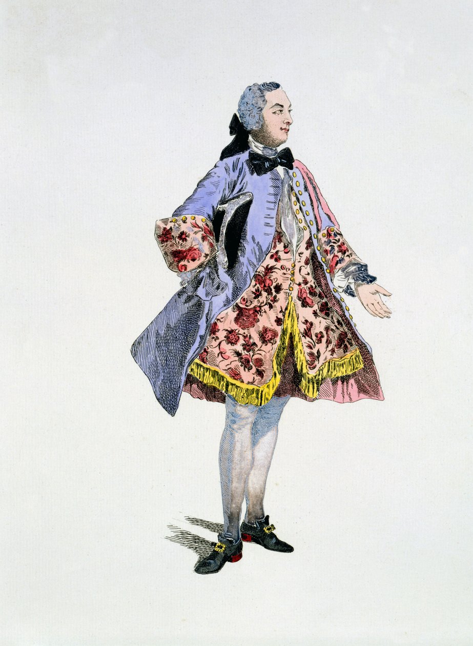 Monsieur Bellecour nel ruolo di Belfort, 9 marzo 1744 da Auguste Alexandre Guillaumot
