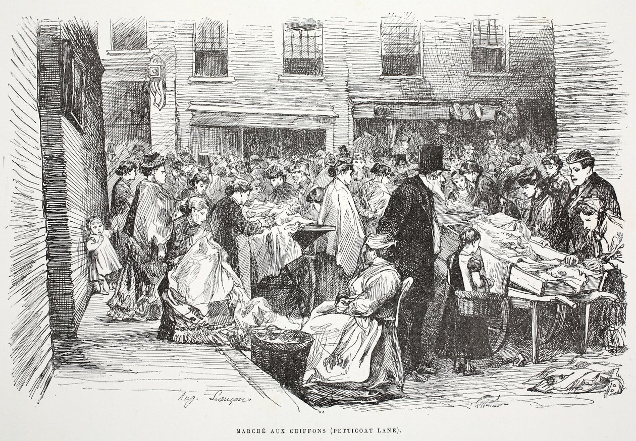 Marche aux Chiffons (Petticoat Lane), illustrazione da 