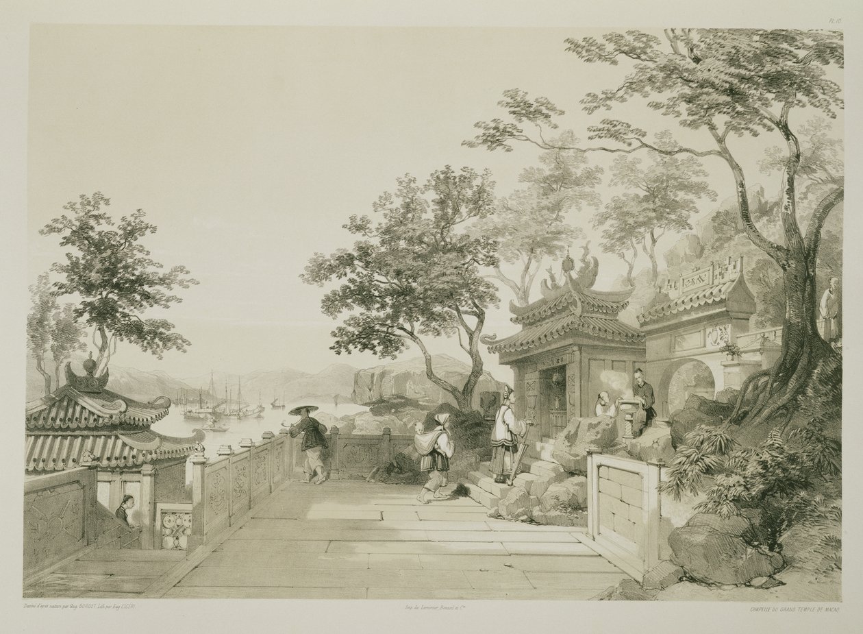 Una cappella del Grande Tempio di Macao, tavola 10 da 