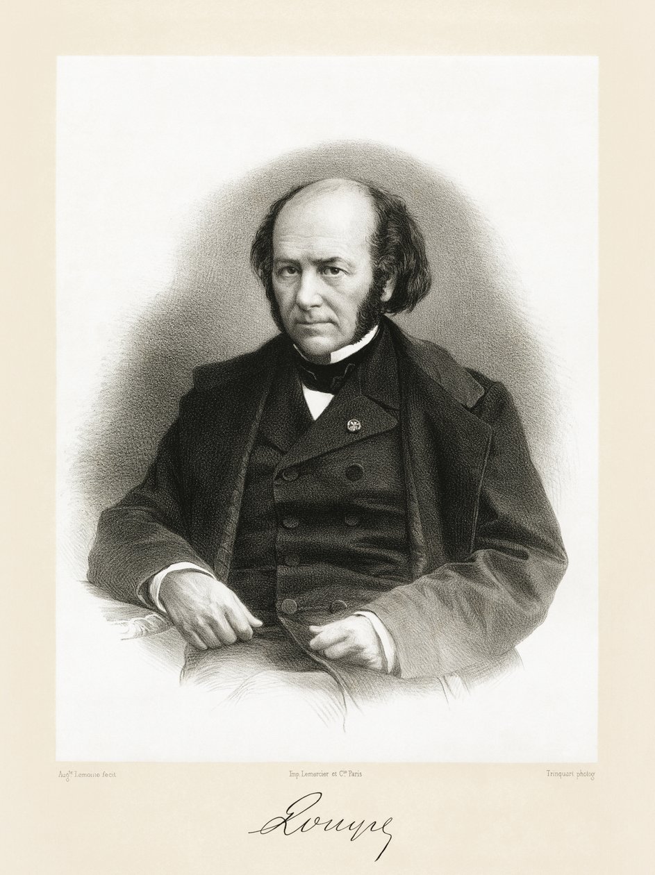 François Achille Longet, 1865-66 da Auguste Charles Lemoine