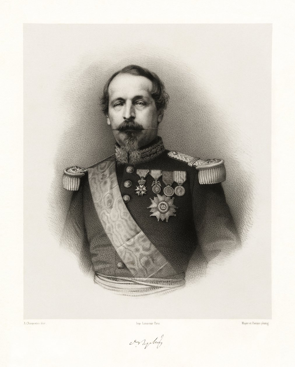 Charles Louis Napoléon Bonaparte da Auguste Charpentier