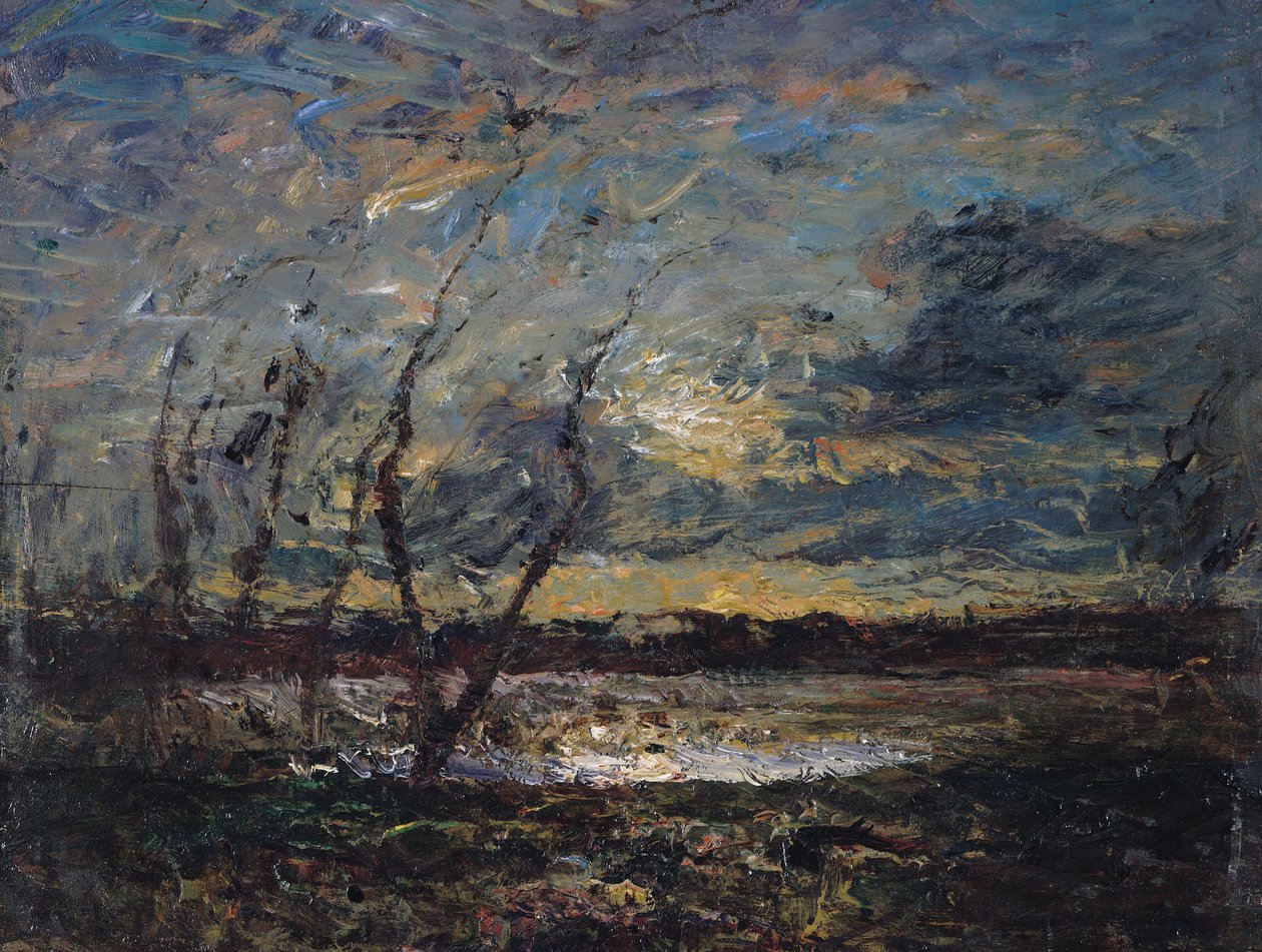 Paesaggio alla periferia di Cremieu da Auguste Francois Ravier