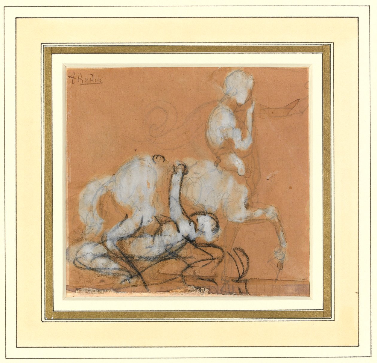 Achille e Chirone da Auguste Rodin