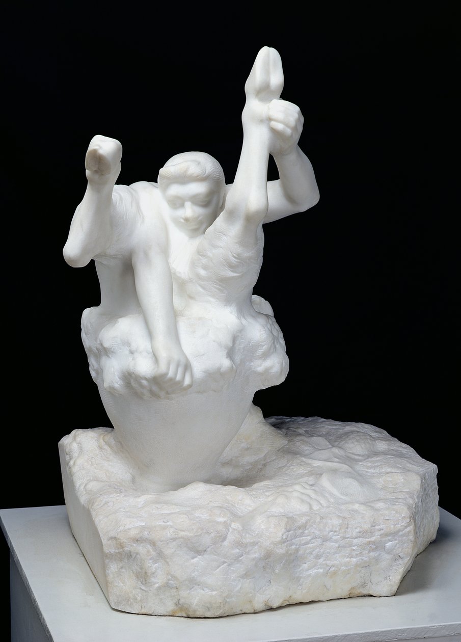 Bacco con una botte da Auguste Rodin
