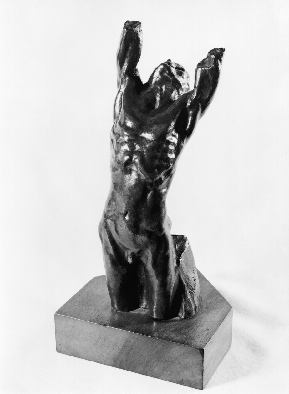 Adolescente disperato, o Narciso, 1885-90 da Auguste Rodin