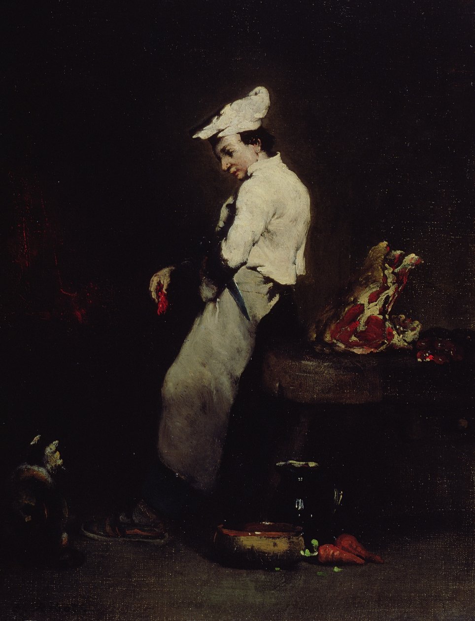 Il giovane cuoco da Auguste Theodule Ribot