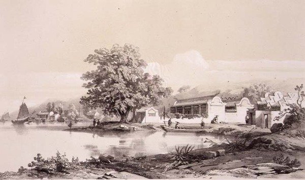 Casa del mandarino sul canale Macao-Canton, tavola 20 da 