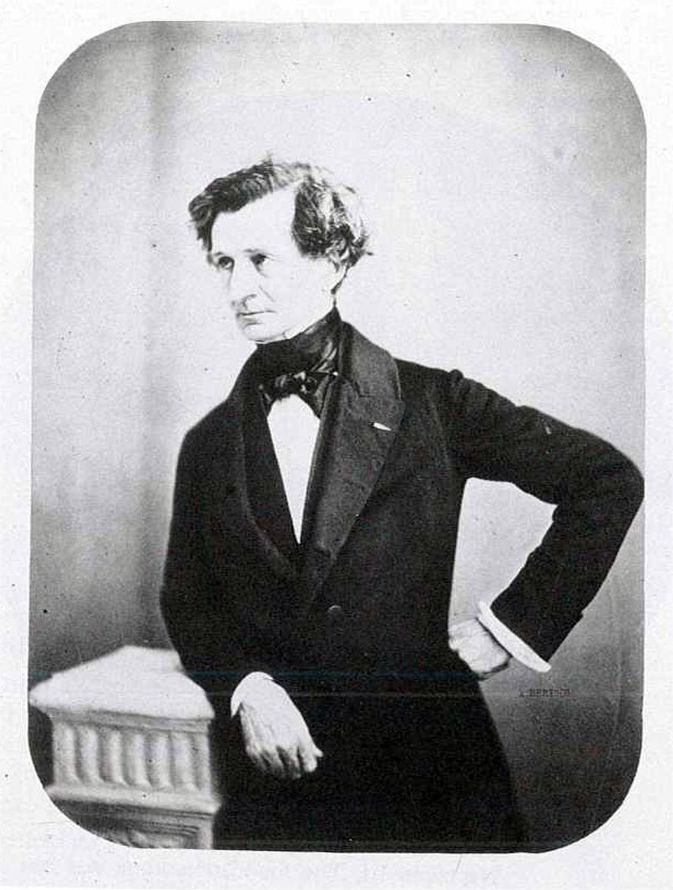 Ritratto di Hector Berlioz, c.1850s da Auguste Adolphe Bertsch