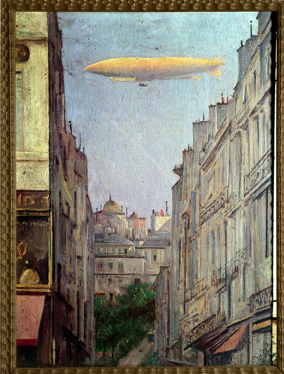 Il dirigibile repubblica su Parigi nel 1909 da Auguste Alexandre Hirsch