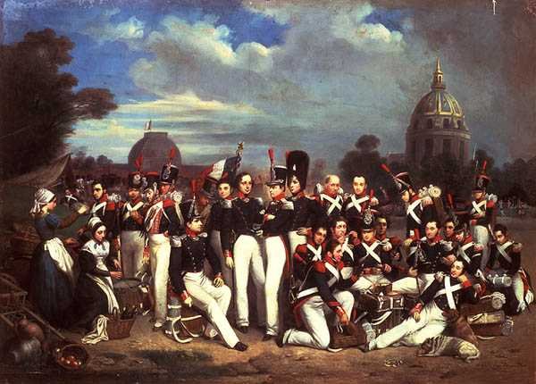 Compagnia della Seconda Legione, nel Campo di Marte da Auguste Antoine Masse