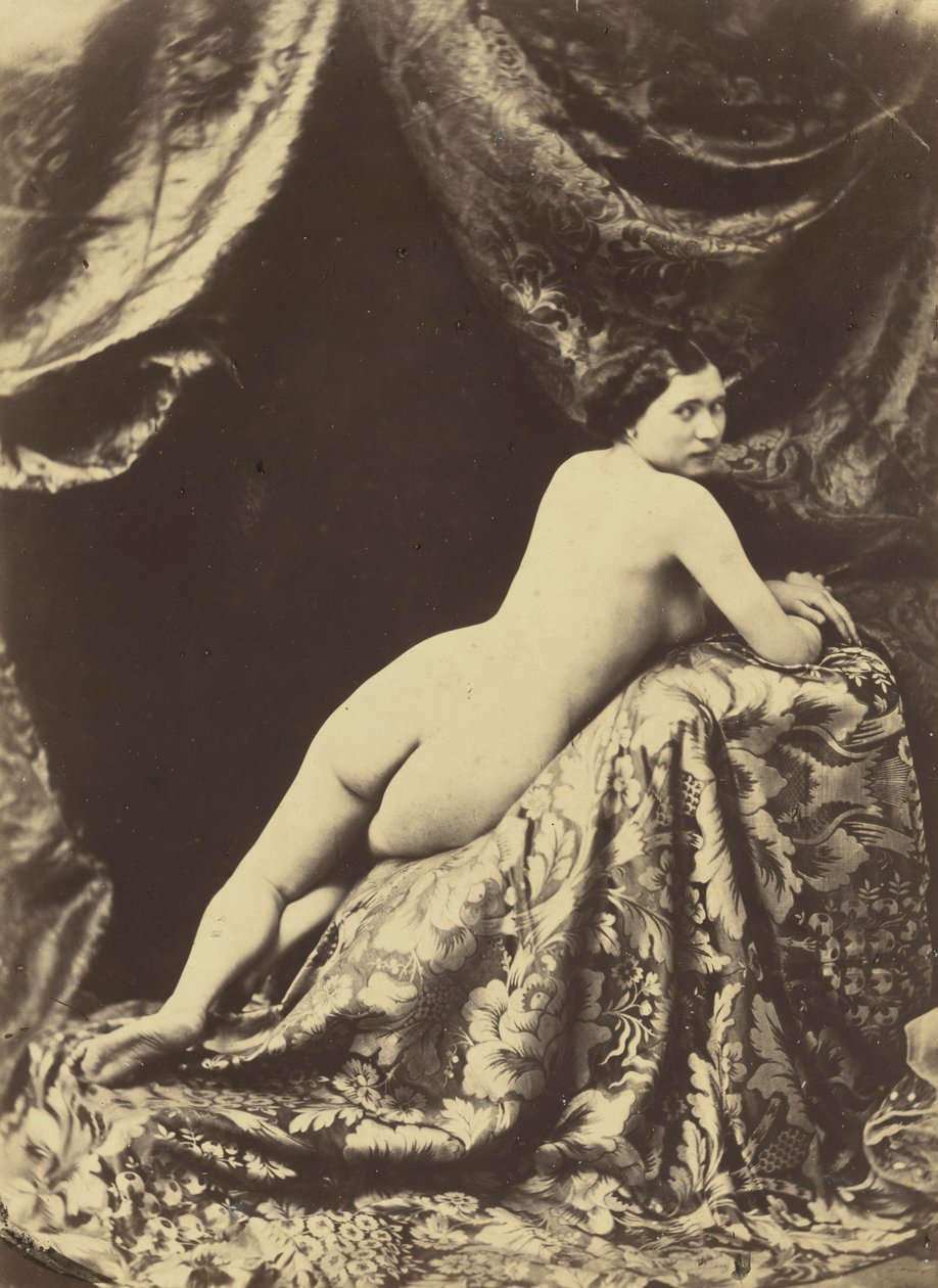 Studio di nudo, c. 1855 (foto) da Auguste Belloc