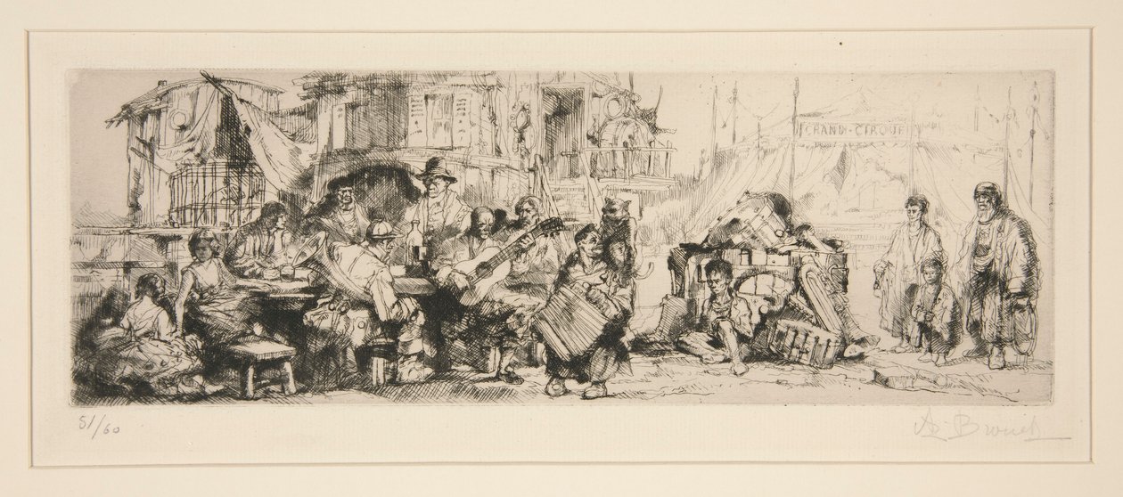 Compagnia circense da Auguste Brouet