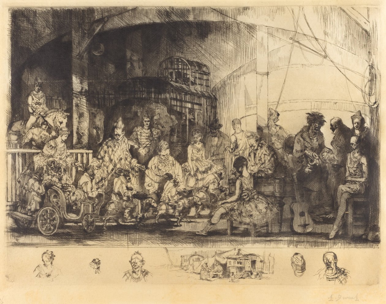 Circo Frattelini da Auguste Brouet